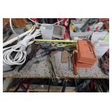 Work Bench with Contents - Files, Power Tools, Ridgid Wrenches