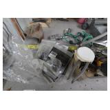 Work Bench with Contents - Files, Power Tools, Ridgid Wrenches