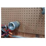 Contents of Pegboard - Bits, Wrenches, Saws, Drivers