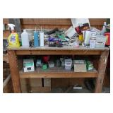 Work Bench with Contents - Fasteners