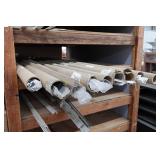 Wood Rack with Assorted Trim Pieces