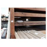 Wood Rack with Assorted Trim Pieces