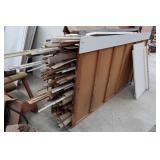 Wood Organizer with Assorted Trim Pieces