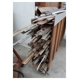 Wood Organizer with Assorted Trim Pieces