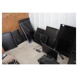 Assorted Flat Panel TVs and Monitors