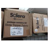 Solera Universal Slide Topper Replacement Fabric - 48" Wide - White