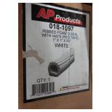 Ribbed Foam D-Seal with Hats Weather Stripping