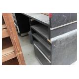 Wood Bar with Contents