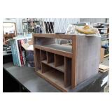 Wood Bar with Contents