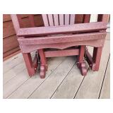 Adirondack Outdoor Glider Chair