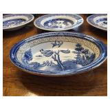Vintage Willow Pattern China Set