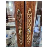 Vintage Glass Display Cabinet - - Contents Not Included