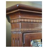 Vintage Glass Display Cabinet - - Contents Not Included