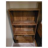 Wooden 3-Shelf Bookcase 24x10x40