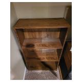 Wooden 3-Shelf Bookcase 24x10x40