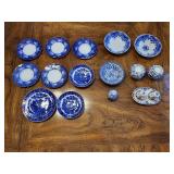 Henry Alcock Blue Willow Porcelain Set