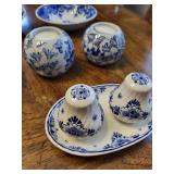 Henry Alcock Blue Willow Porcelain Set