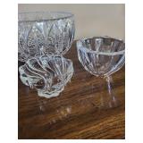 Stunning Crystal Bowl and Dish Set