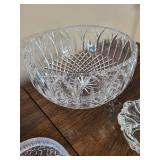 Stunning Crystal Bowl and Dish Set
