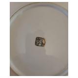 Vintage Decorative Glass and Plate Set