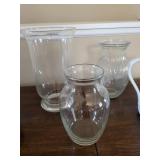 Corning & Glass Pitchers and Vases Set