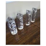 Set of 4 Crystal Candle Holders