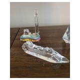 Crystal Glass Figurine Collection Set