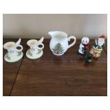 Christmas Figurines & Ceramic Set
