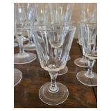 Vintage Crystal Glassware Set