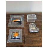 Artisanal Glass Decor Set