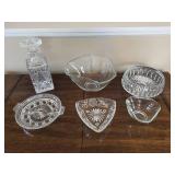 Elegant Cut Glassware Collection
