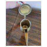 Engraved Brass Coffee Pot