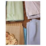 Assorted Fabric and Placemat Lot