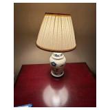 Vintage Ceramic Floral Table Lamp