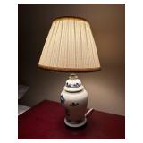Vintage Ceramic Floral Table Lamp