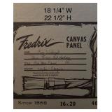 Pale Blue Floral Painting by Kay Walrath