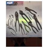 Assorted Pliers and Cutters Lot