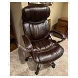 Brown Leather Executive Office Chair