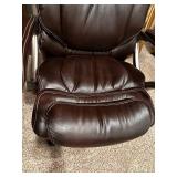Brown Leather Executive Office Chair