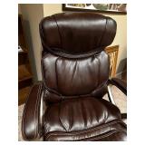 Brown Leather Executive Office Chair