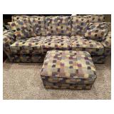 Flexsteel Sofa & Ottoman Set