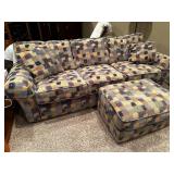 Flexsteel Sofa & Ottoman Set