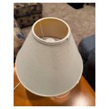 Elegant Blue Glass Table Lamp