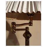 Brass Swing Arm Floor Lamp