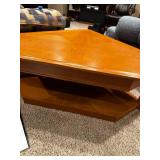 Pentagon Wood Coffee Table