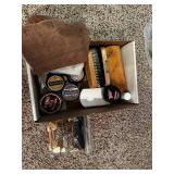 Shoe Care Kit with Creams & Brushes
