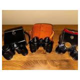 Vintage Binocular Set with Cases