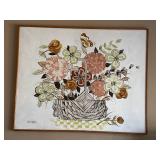 Lee Reynolds Floral Basket Painting