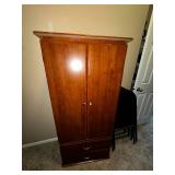 Classic Wooden Armoire with Storage