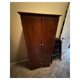 Classic Wooden Armoire with Storage